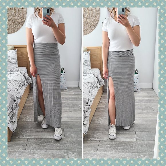 ONLY Brandy‎ Long Slit Maxi Skirt - Picture 1 of 3
